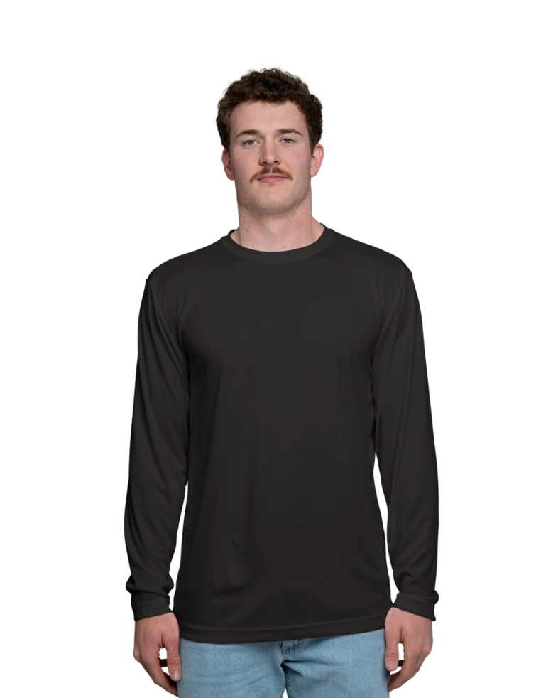 Image of a model wearing a ST350LS Sport-Tek - Long Sleeve Competitor Tee