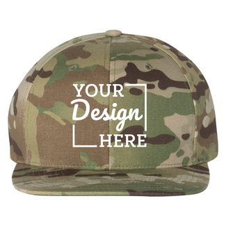 Custom Baseball Caps:  6089 Yupoong Classic Flat Bill Snapback Cap