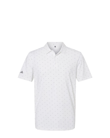 Model wearing a A574 Adidas Pine Tree Polo