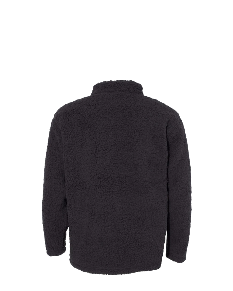 Image of a model wearing a 8454 J. America Sherpa Quarter-Zip Pullover