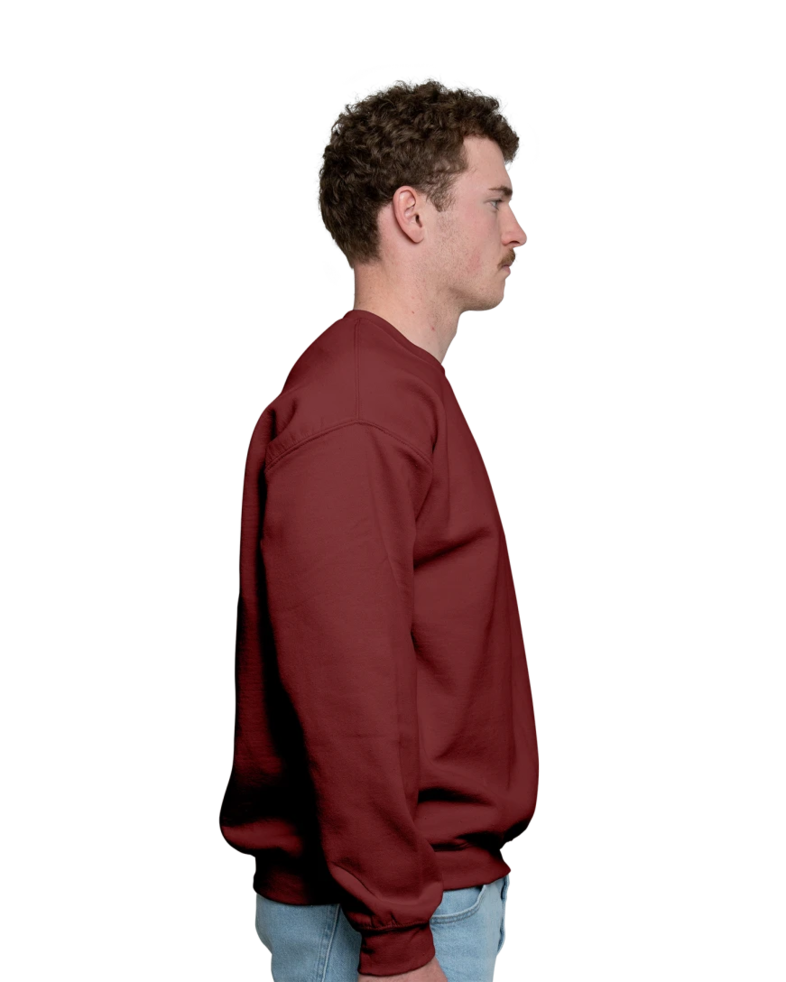 Image of a model wearing a 18000 Gildan Crewneck Sweatshirt