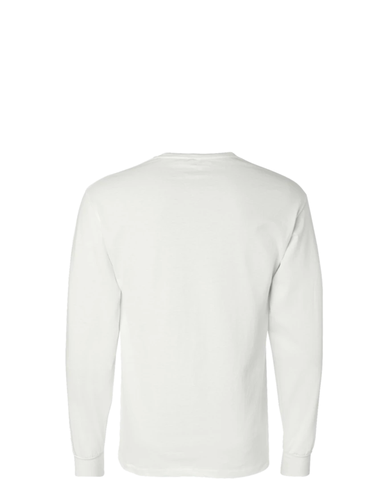 Image of a model wearing a CC8C Champion Heritage 5.2-Oz. Jersey Long Sleeve Tee