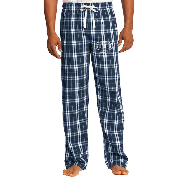 DT1800 District Young Mens Flannel Plaid Pant