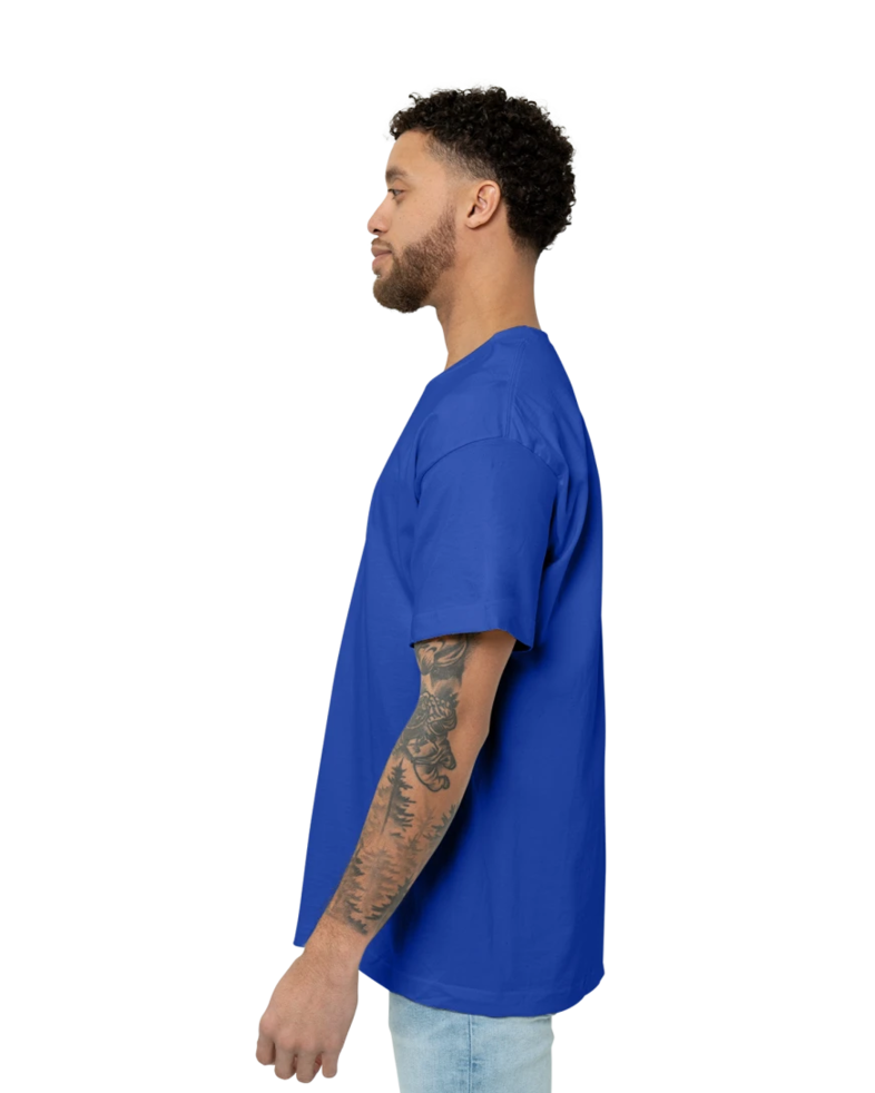 Image of a model wearing a 5180 Hanes Beefy-T
