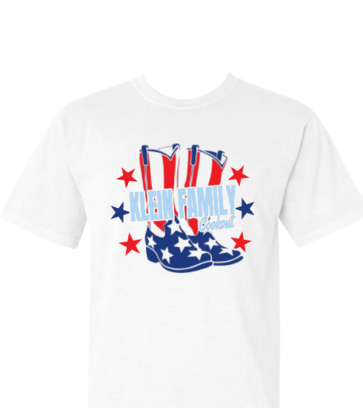 Red, White, and Boots design idea