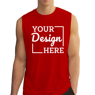 Custom T-shirts:  Badger Sport BD4130 Core Sleeveless Tee