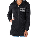 5245 Charles River Women's Lithium Quilted Hooded Parka