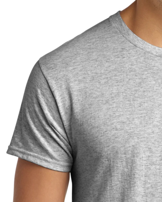 Closeup of a 5170 Hanes ComfortBlend Tee