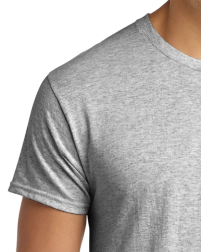 Closeup of a 5170 Hanes ComfortBlend Tee