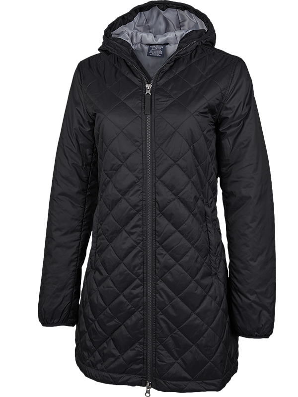 5245 Charles River Women's Lithium Quilted Hooded Parka