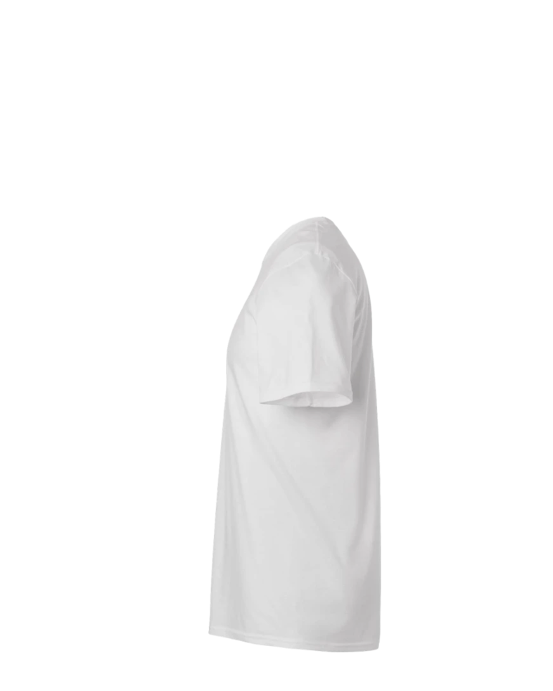 Image of a model wearing a Gildan 980 Ringspun Tee