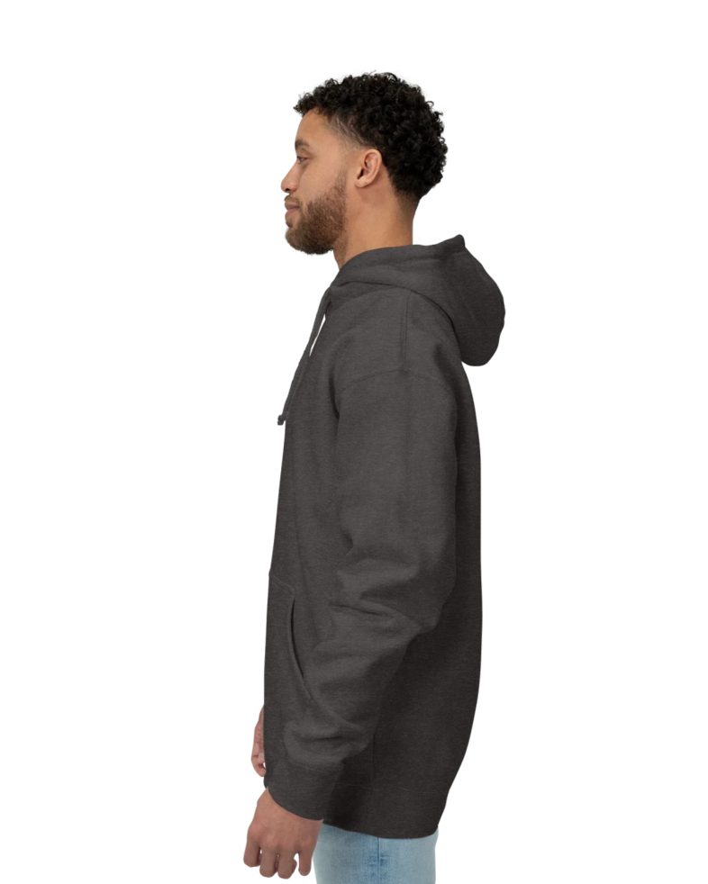 Image of a model wearing a IND4000 Independent Trading Co. Heavyweight Hooded Sweatshirt
