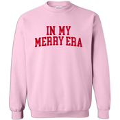 In My Merry Era Light Pink Crewneck Sweatshirt