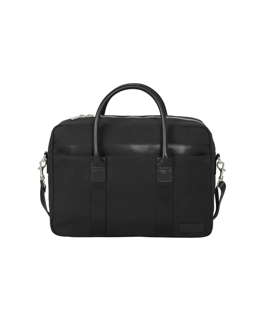 BB18830 Brooks Brothers® Wells Canvas Briefcase | BlueCotton