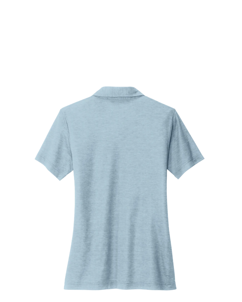 Image of a model wearing a TM1WW002 TravisMathew Ladies Oceanside Heather Polo