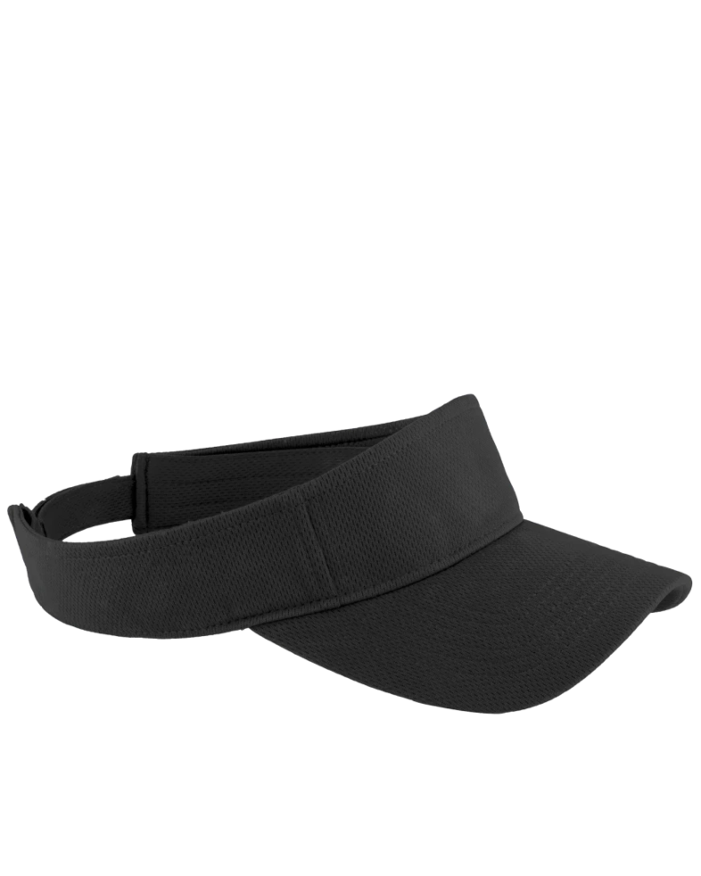 Image of a model wearing a STC27 Sport-Tek PosiCharge RacerMesh Visor