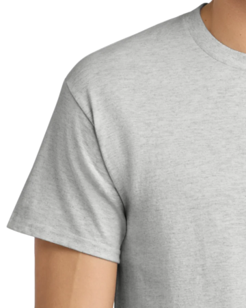 Closeup of a 2300 Gildan Ultra Cotton Pocket Tee