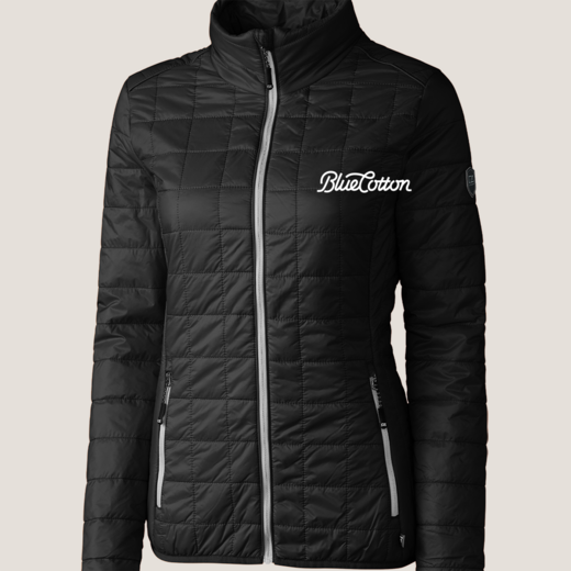 Sample image of LCO00007 Cutter & Buck Rainier PrimaLoft® Womens Eco Insulated Full Zip Puffer Jacket