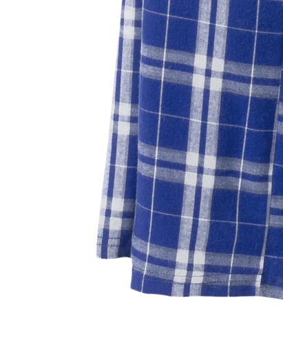 Closeup of a DT1800 District Young Mens Flannel Plaid Pant