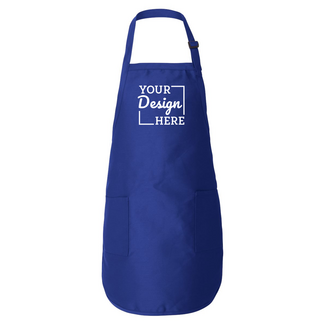 Aprons:  Q4350 Q-Tees Full-Length Apron with Pockets