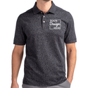 MCK00117 Cutter & Buck Men's Advantage Tri-Blend Space Dye Polo