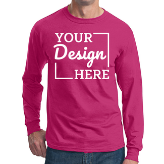 Custom T-shirts:  4930 Fruit of the Loom HD Cotton Long Sleeve Tee