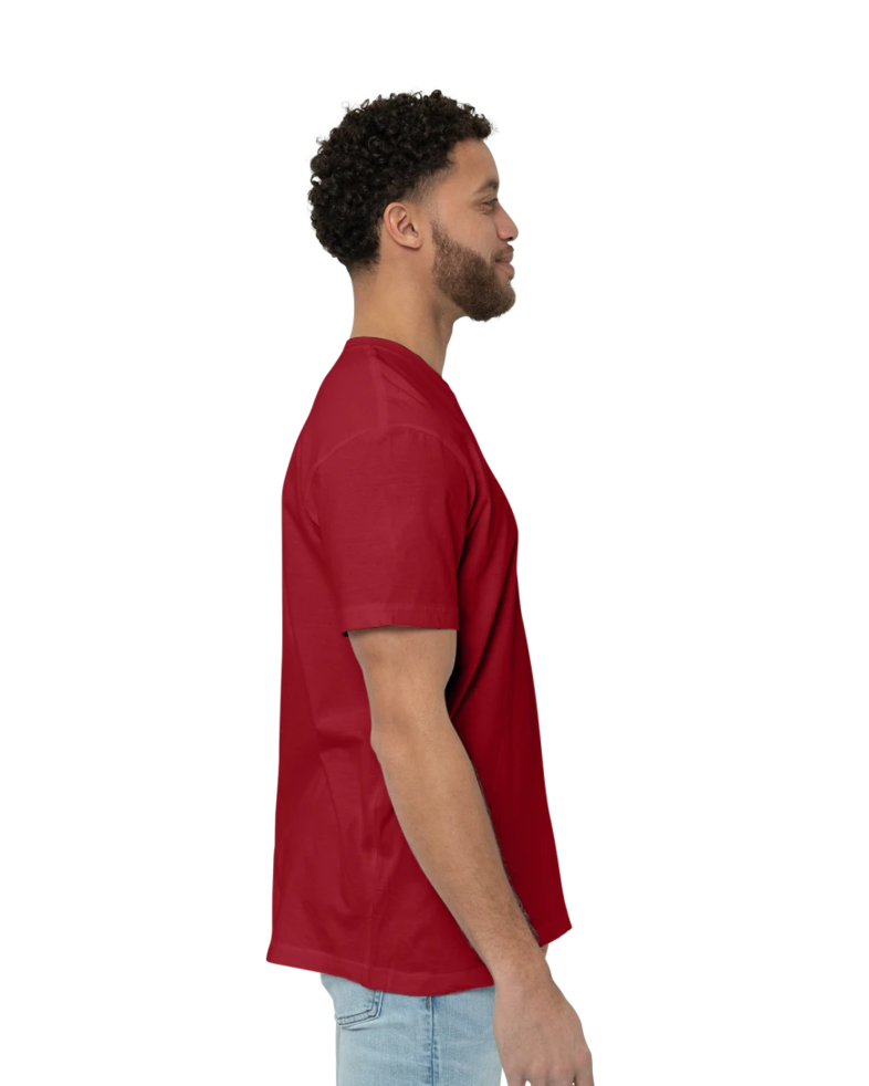 Image of a model wearing a 2001 American Apparel Fine Jersey Tee