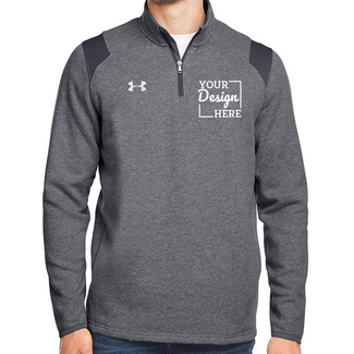 Custom Featured Brands:  1310071 Under Armour Men's Hustle Quarter-Zip Pullover Sweatshirt