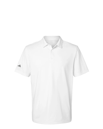 Model wearing a A514 Adidas Ultimate Solid Polo