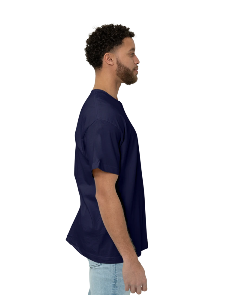 Image of a model wearing a 5180 Hanes Beefy-T