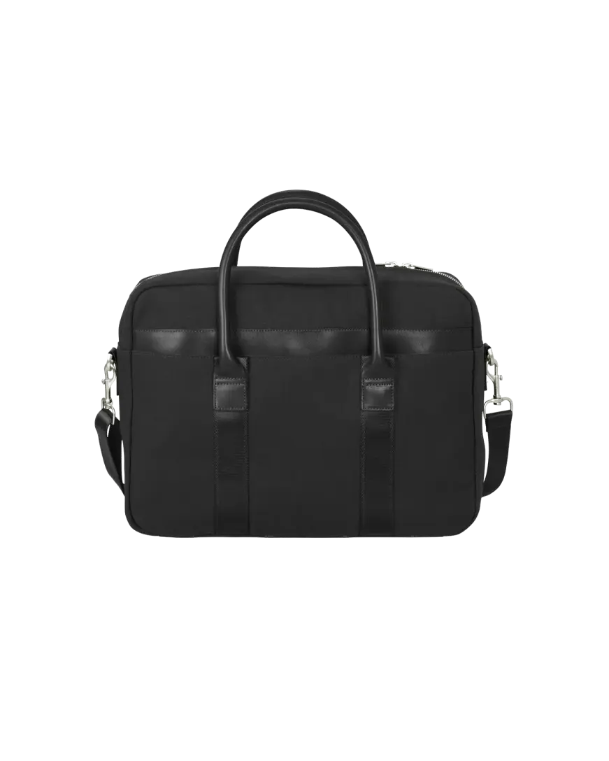 BB18830 Brooks Brothers® Wells Canvas Briefcase | BlueCotton