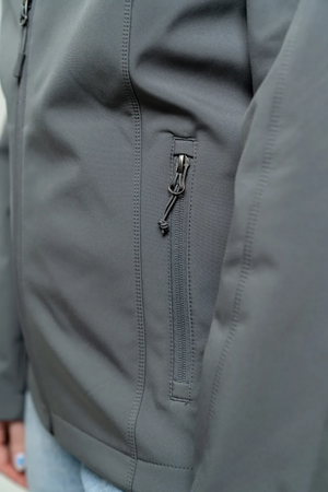 Closeup of a L317 Port Authority Ladies Core Soft Shell Jacket
