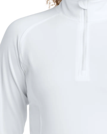 Closeup of a LST850 Sport-Tek Ladies Sport-Wick Stretch 1/2-Zip Pullover