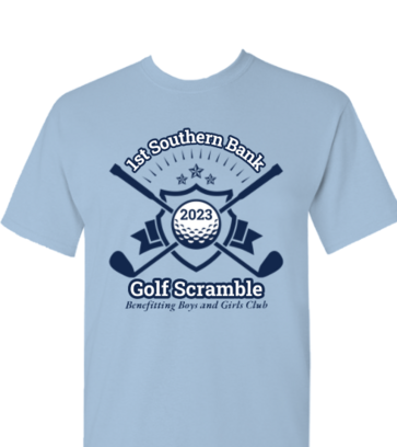 Bank Golf Scramble Benefit design idea