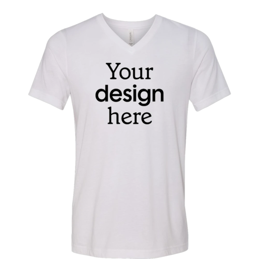 Sample image of 3415C Bella + Canvas Unisex Tri-Blend Short-Sleeve V-Neck T-Shirt