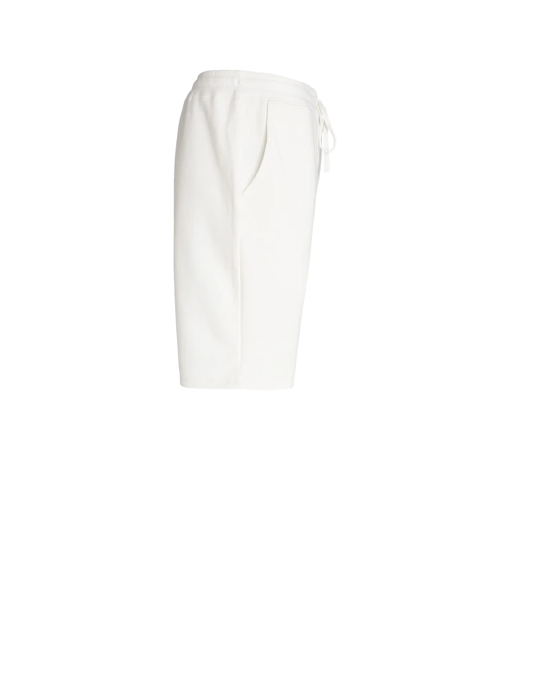 Image of a model wearing a PRM50STPD Independent Trading Co. Pigment-Dyed Fleece Shorts