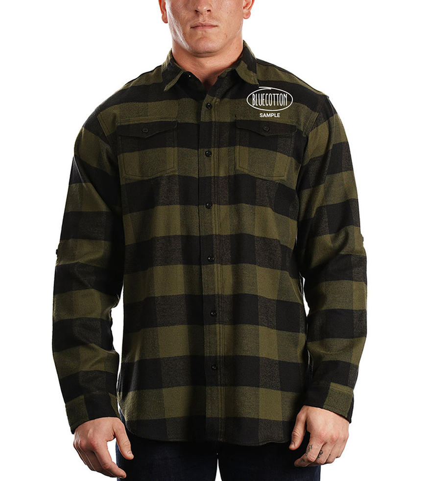 Image of 8210 Burnside Yarn-Dyed Long Sleeve Flannel Shirt