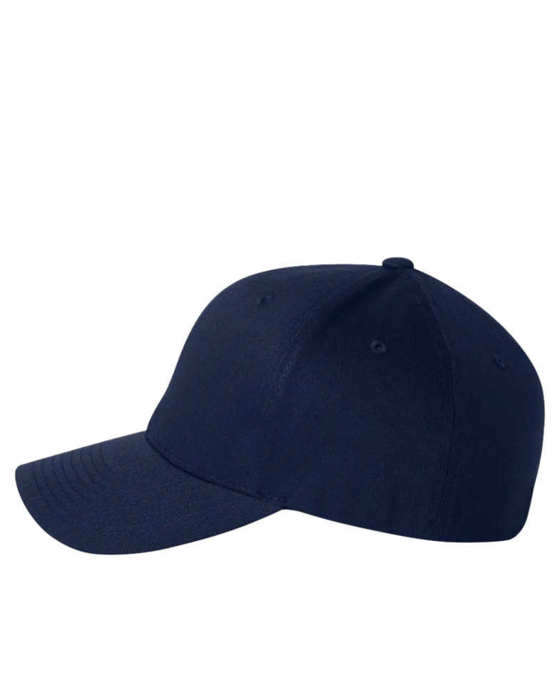 Image of a model wearing a 6277 Flexfit Cotton Blend Cap