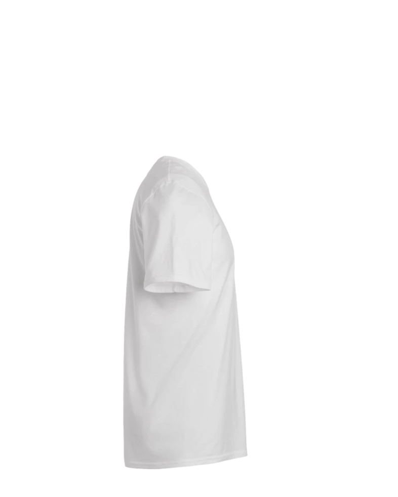 Image of a model wearing a Gildan 980 Ringspun Tee