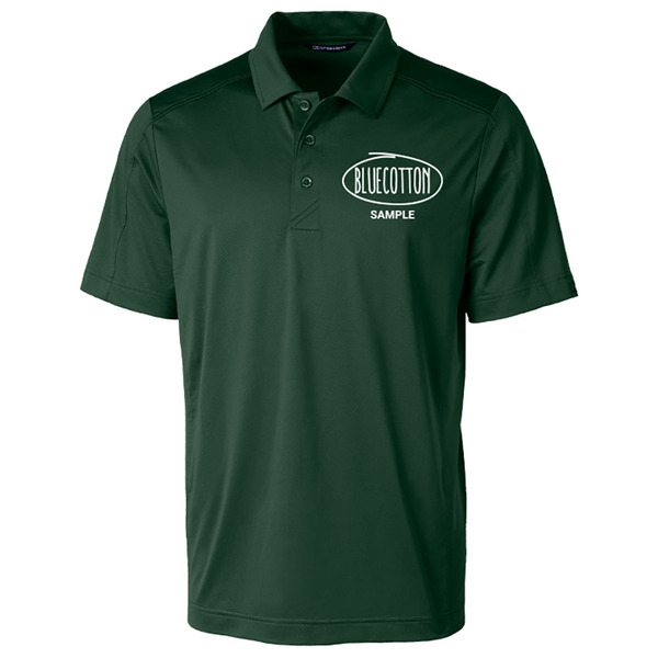 MCK01127 Cutter & Buck Prospect Textured Stretch Mens Short Sleeve Polo
