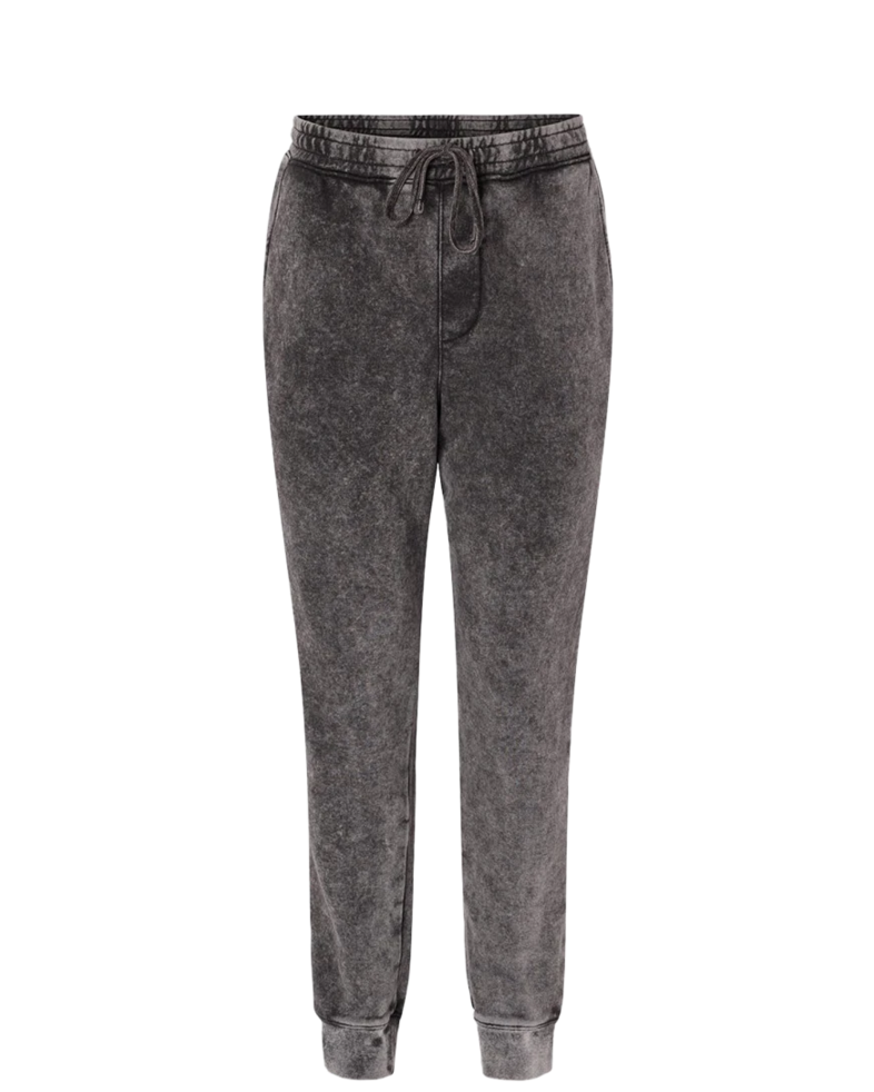 Image of a model wearing a PRM50PTMW Independent Trading Co. Mineral Wash Fleece Pants