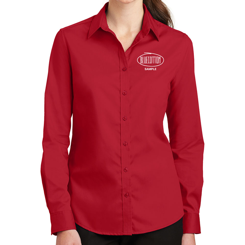 Image of L663 Port Authority Ladies SuperPro Twill Shirt
