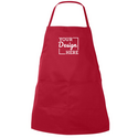 5502 Liberty Bags Adjustable Neck Loop Full-Length Apron with Pockets