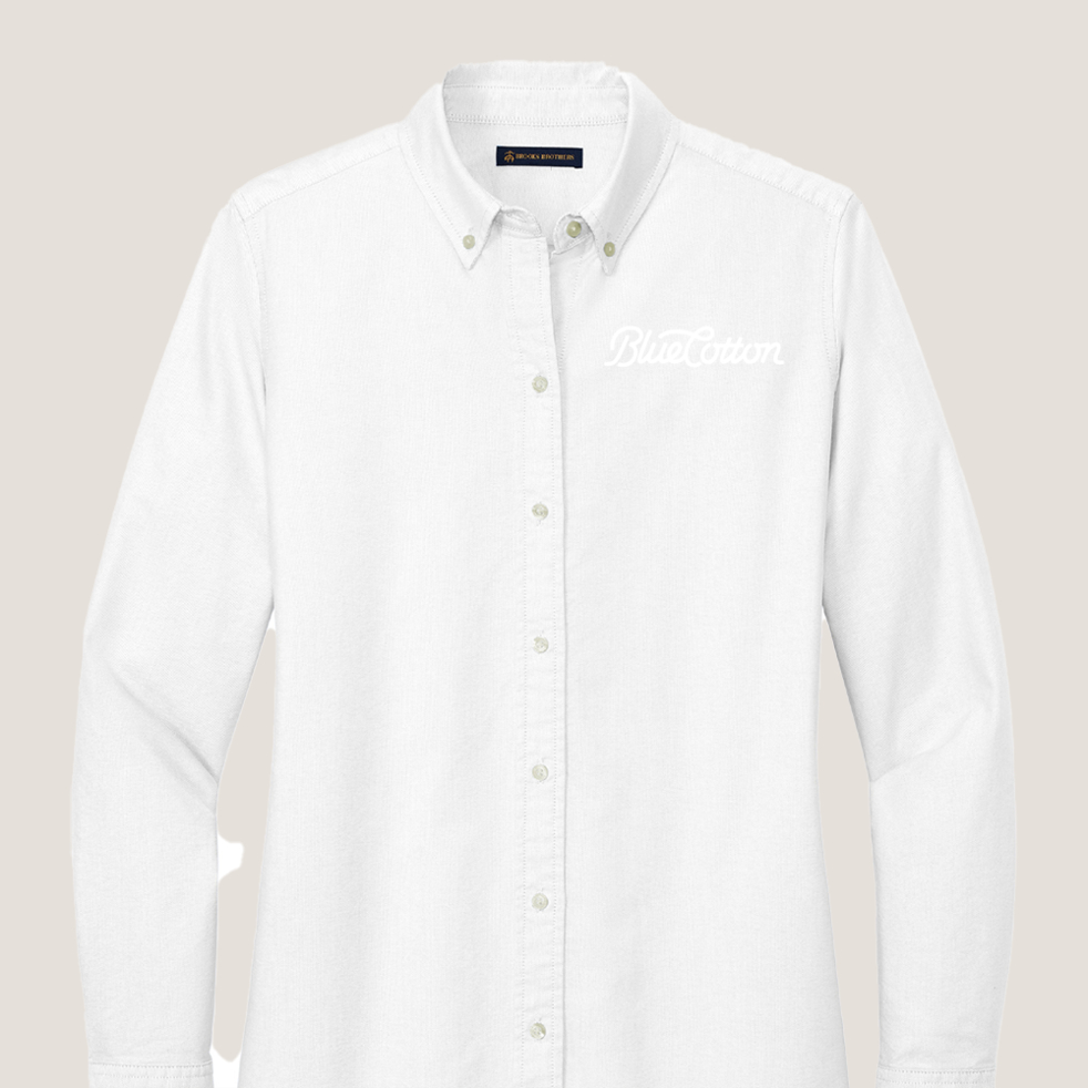 Image of BB18005 Brooks Brothers® Women’s Casual Oxford Cloth Shirt