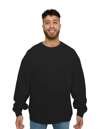 Model wearing a 5165 AS Colour Relax Faded Crew