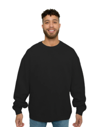 Image of a model wearing 5165 AS Colour Relax Faded Crew
