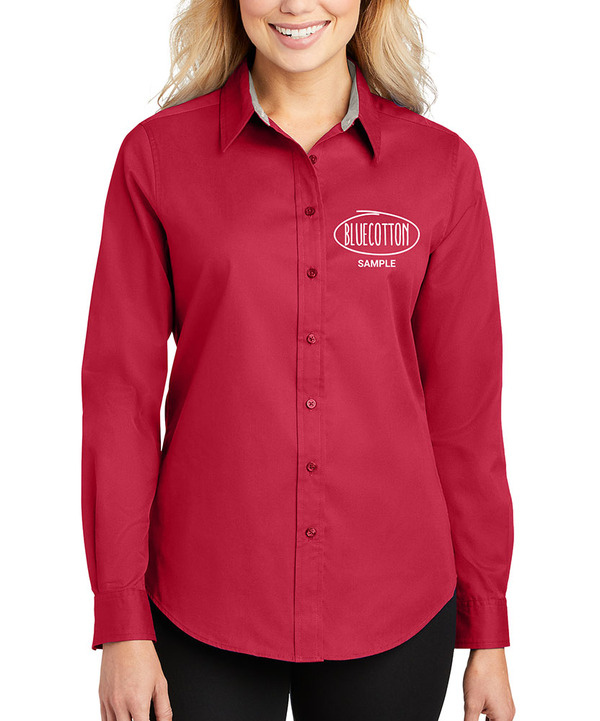 L608 Port Authority Ladies Long Sleeve Easy Care Shirt
