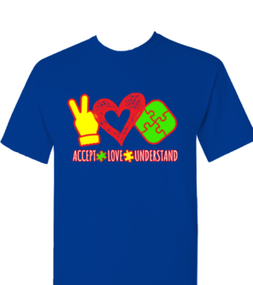 Accept Love Understand design idea