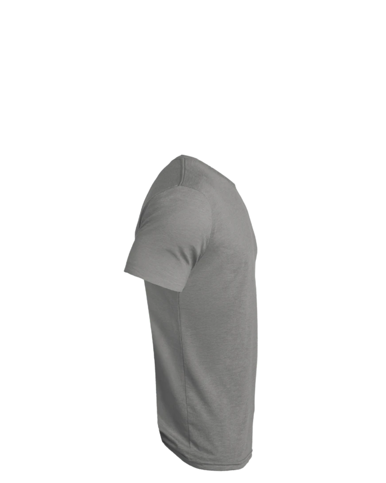 Image of a model wearing a AL2004 Allmade® Unisex Tri-Blend Tee