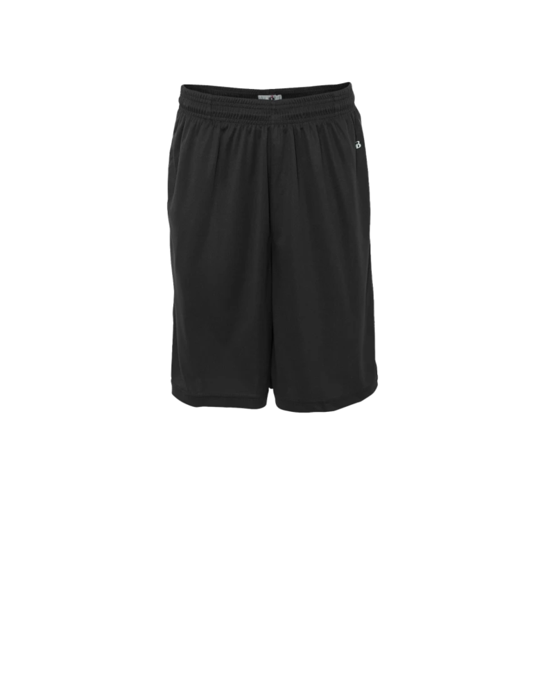 Image of a model wearing a BD4119 Badger Sport B-Core Pocketed 10 Inch Short